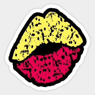 Colorful Lips Sticker